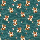 Wild Fox, Baumwolljersey mit kleinen Füchsen,...