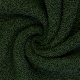 Teddy, Teddyboucle-Fleece, dunkelgrün, 564, 390g/m²