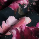 gerauhter Sweat mit Rosen, marine, Glitzerpüppi,...