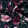 gerauhter Sweat mit Rosen, marine, Glitzerpüppi, 27525/008, 295g/m²