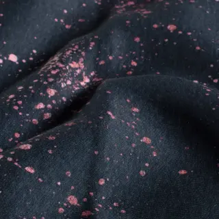 gerauhter Sweat mit Sprenkeln, marine, Glitzerpüppi, 27522/008, 295g/m²