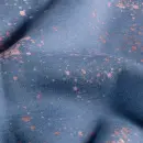 gerauhter Sweat mit Sprenkeln, stahlblau,...