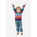 ungerauhter Sweat (French Terry) mit Streifen, 26103/36,...