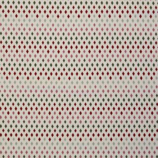 Christmas, weihnachtlicher Canvas, Rauten, rosa/bordeaux/grün, 100010, 230g/m²