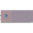 Frozen - Die Eisk&ouml;nigen 2, Panel graumelange/blau, Jersey, Lizensstoff, 201436, 200g/m&sup2;