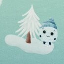Fluffy by Mrs Mint, Schneeflocke mint, Sweat ungerauht, 125261, 295g/m²