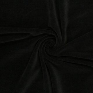Bibi, Nicki-Jersey mit feinen Rippen, schwarz, 299, 250g/m²