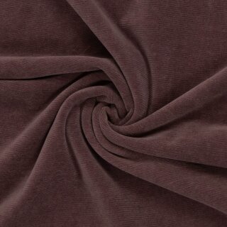 Bibi, Nicki-Jersey mit feinen Rippen, altrosa, 437, 250g/m²