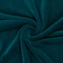 Bibi, Nicki-Jersey mit feinen Rippen, petrol, 750, 250g/m2