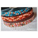 Webband "Blossoms" Eden, orange, HH Liebe