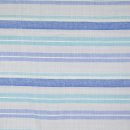 Baumwoll-Leinen Streifen, blau, &quot;Little Darling&quot; 9910990801, 146g/m&sup2;