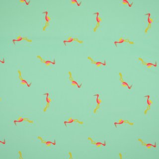 Swim & Sport Knit mit Flamingos, "Little Darling" 9911090002, 200g/m²