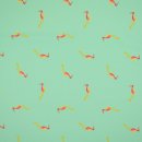 Swim & Sport Knit mit Flamingos, Little Darling 9911090002, 200g/m²