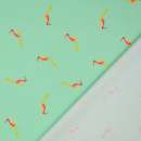 Swim &amp; Sport Knit mit Flamingos, &quot;Little Darling&quot; 9911090002, 200g/m&sup2;