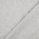 Leinen-Baumwoll Druck mit schmalen Streifen, grau, 129442.5002, 176g/m²