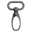 Karabinerhaken, 4cm breit, altsilber, 5007520400833612