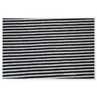 Mini-Stripes Stretch-Jersey Stenzo schwarz/weiß