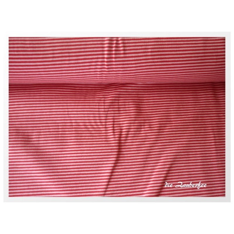 Mini-Stripes Stretch-Jersey Stenzo rosa/rot