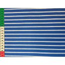 Bio Single Ringel, blau, Albstoffe, A04/01, RESTST&Uuml;CK 45cm