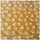 beschichtete Baumwolle mit Ginkgoblättern, senf/ocker, 650408.5010, 180g/m²