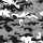 bedruckte Baumwolle, Camouflge, grau/schwarz, Kim, 635183, 130g/m²