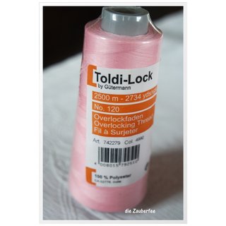 Overlockgarn rosa, (4990), Toldi-Lock by Gütermann, Polyester, 2500m