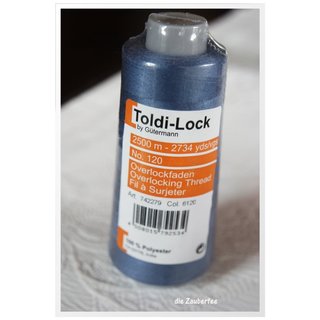 Overlockgarn jeansblau (6120), Toldi-Lock by...