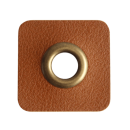 Lederimitat Ösenpatch/DL 8mm, braun, Artikel: 500902...