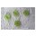 Knopf in Blütenform, hellgrün, 18mm,,46013018002401
