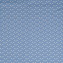 kleine Sterne auf jeansblau, BW-Druck, 133519.0015, 135g/m&sup2;