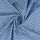 kleine Sterne auf jeansblau, BW-Druck, 133519.0015, 135g/m²