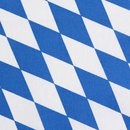 bedruckte Baumwolle mit blauen Rauten, Bavaria, 253005, 130g/m&sup2;