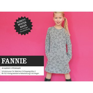 Fannie, Sweatkleid für Kinder, Gr. 86/92-146/152, Papierschnittmuster, Studio Schnittreif