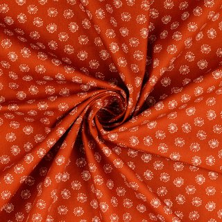 kleine Pusteblumen auf terracotta, BW-Druck, 133704.0018, 135g/m²