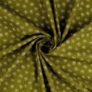 kleine Pusteblumen auf oliv/khaki, BW-Druck, 133704.0007, 135g/m&sup2;