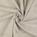 Leinen-Baumwoll Druck mit schmalen Streifen, sand,...