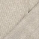 Leinen-Baumwoll Druck mit schmalen Streifen, sand, 2004355005, 176g/m²
