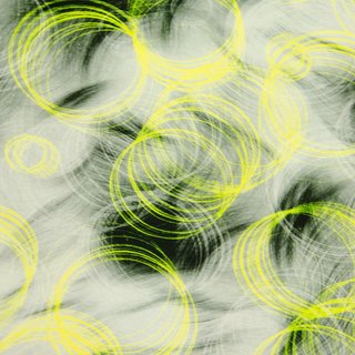 Neon Swirl, leichter Sweat mit neon - Kreisen, Hilco, M8545/116