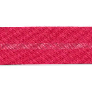 Schrägband uni pink, 20mm, Fb. 52