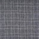 Leinen-Baumwolle Karo, schwarz, 131157.5001, 160 g/m²