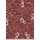 Jara, Viskosestrick mit Blumenmuster, burgundy 280338, Reststück 50cm