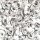 Baumwollsatin mit Blumenmuster, schwarz/weiß, 1334343002, 200g/m²