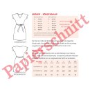 FRAU VIKKI &bull; lockeres Kleid mit V-Ausschnitt und G&uuml;rtel, Gr. XS-XXL, Studio Schnittreif, PAPIERSCHNITT