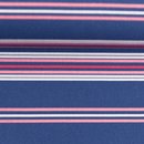 bedruckte Baumwolle mit Streifen, blau/rosa, Kim, 135256, 130g/m&sup2;