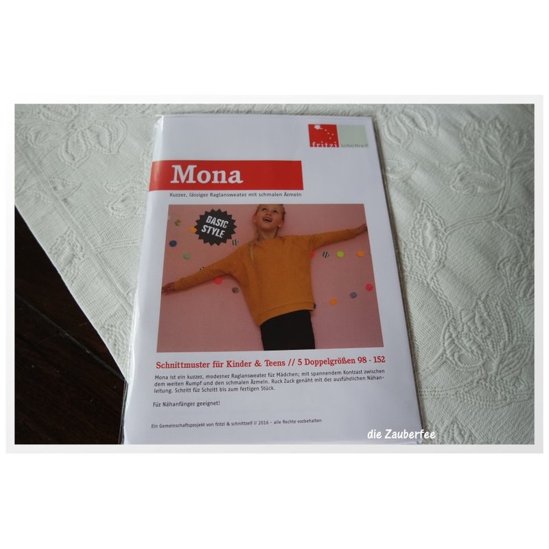 Mona, kurzer, lässiger Raglansweater