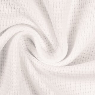 Waffeljersey Clarissa NEU , naturweiß, 09, 300g/m²