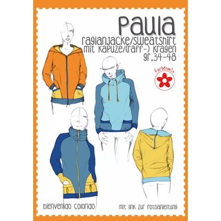 Paula, für Damen, Raglanjacke/Sweatshirt, 34-48